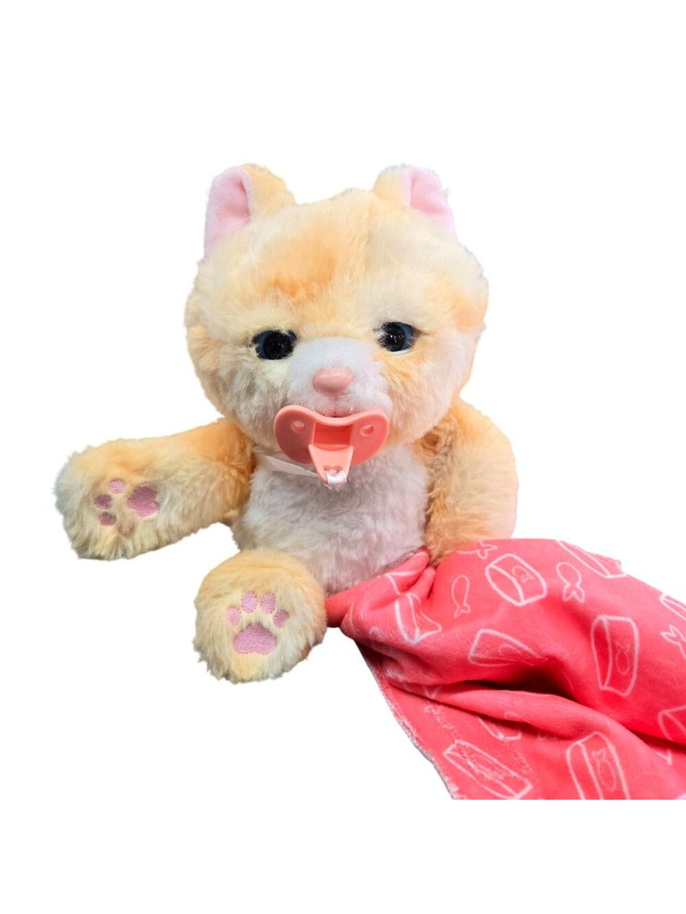 Moose Toys Little Live Pets Cozy Dozy Ginger the Kitty Interactive Plush Works